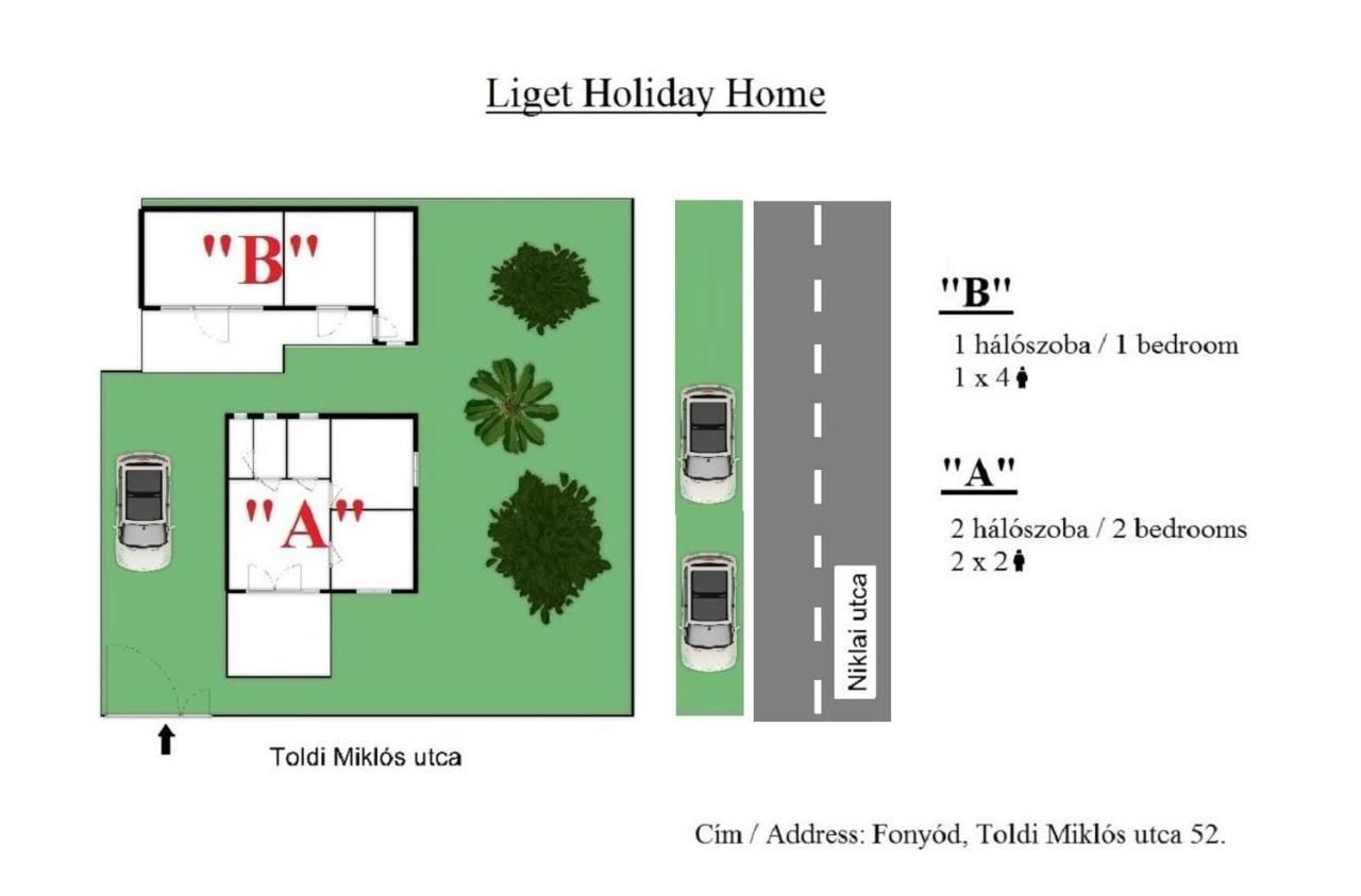 Liget Holiday Home Fonyód Esterno foto
