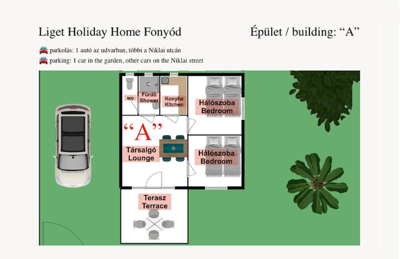 Liget Holiday Home Fonyód Esterno foto